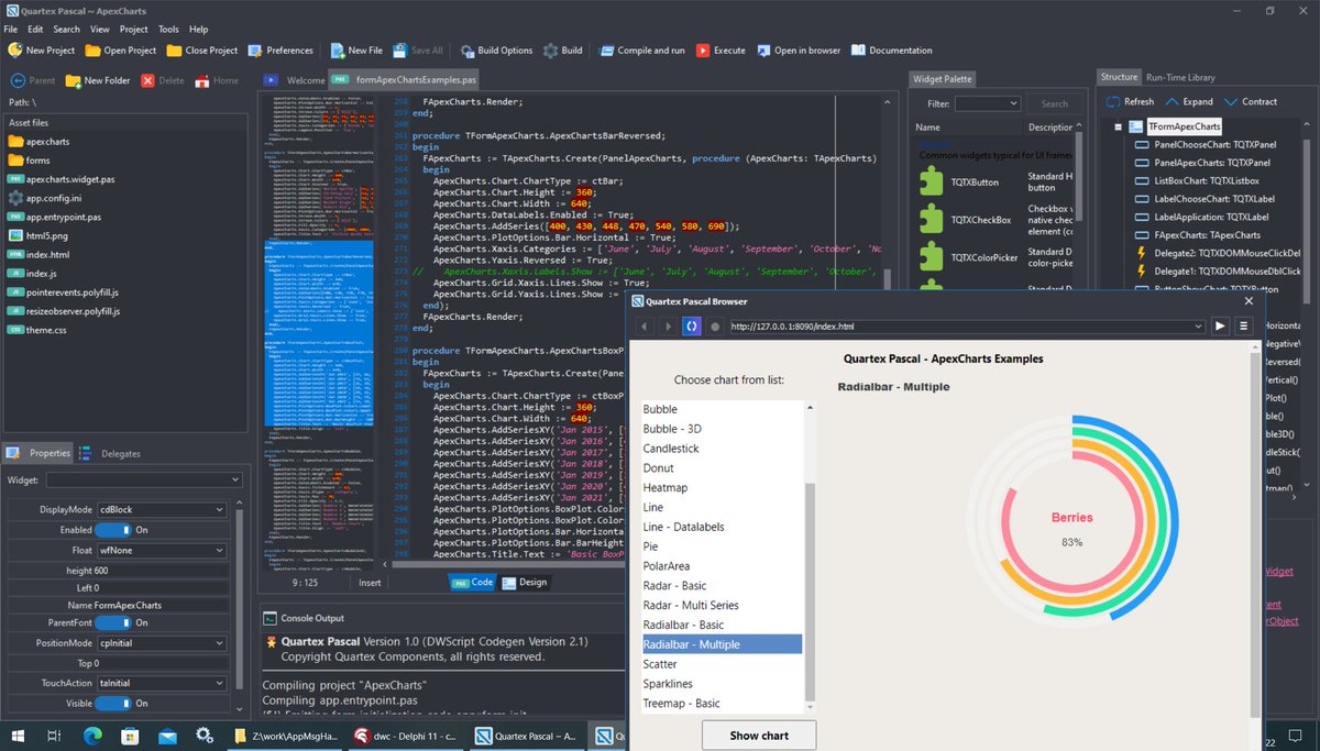 quartexnor's tweet photo. #QuartexPascal takes your #ObjectPascal skills and allow you to write enterprise level HTML5 applications. The compiler, linker and IDE is completely written in #Embarcadero Delphi, the premiere development suite for native app development. Exciting times ahead! https://t.co/unmdLZb13h