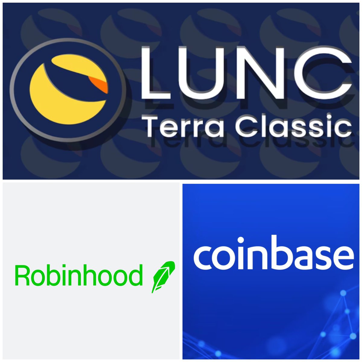 Nft_market101's tweet photo. The coin of the future is here $LUNC! An incredibly strong community. The coin was so undervalued that a grain of sand had more value. Given all the attention @coinbase and @robinhoodapp have received from our community!
For the CRYPTO WORLD!
LETS create new HISTORY! 
#Coinbase https://t.co/9Kk8vVaPje