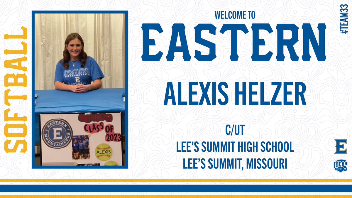 Join us in welcoming <a href="/AlexisHelzer/">Alexis Helzer</a> to the E!  Lex joins us from Lee’s Summit HS and <a href="/Elite1Yes/">YES Elite</a> softball!  #Team33