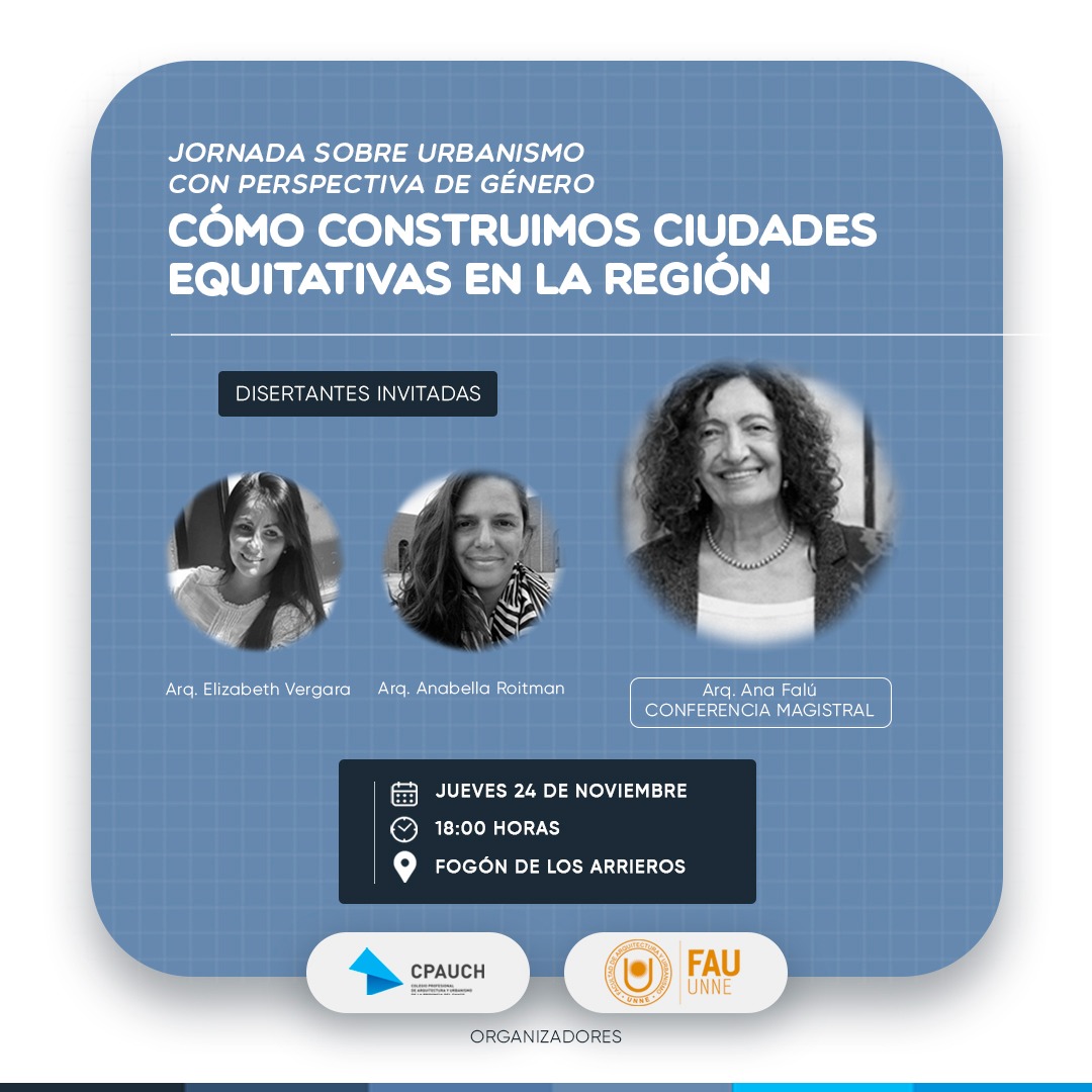 arqmis's tweet photo. Disertarán las destacadas arquitectas argentinas Elizabeth Vergara y Anabella Roitman, especialistas en la temática. También la Arq. Ana Falú brindará Conferencia Magistral en modalidad virtual, con libre acceso. https://t.co/6qUkMHtXWe