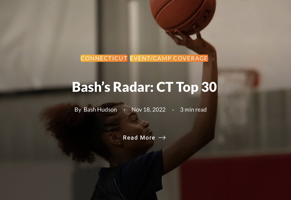 HerHoopsNetwork's tweet photo. 🏀 Event Coverage‼️🏀
(Subscribers)
CT Names to Watch 👀
🔗 https://t.co/VRJDa5qlyi
▪️@ZaharaChadd 📸
▪️Audrey Tice
▪️ Kennedy Thames
▪️Gianna Castellano
▪️ Isabel Grube
▪️ Sarah vonDohlen
✍️ @BashHoopsNE
📸 @mryanphotos https://t.co/GdOg5uUuVm