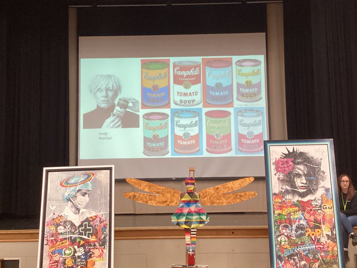 BGS_JuniorSch's tweet photo. Year 6 are enjoying a visit from One of the UK’s leading urban pop artists Lhouette. We have explored different genres of art and looked at some of his art. A very inspiring visit for the girls following our recent Unit of Inquiry on societal issues in art. #PYP #IBPYP #PYPEd https://t.co/FlHg2omvwK