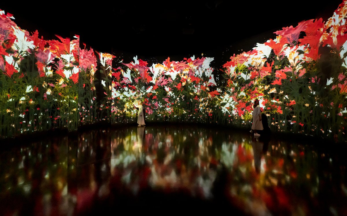 Fiori digitali? Proprio così!
Stiamo parlando dell' #esperienzaimmersiva dal titolo "𝗜𝗺𝗽𝗲𝗿𝗺𝗮𝗻𝗲𝗻𝘁 𝗙𝗹𝗼𝘄𝗲𝗿𝘀 𝗙𝗹𝗼𝗮𝘁𝗶𝗻𝗴 𝗶𝗻 𝗮 𝗖𝗼𝗻𝘁𝗶𝗻𝘂𝗼𝘂𝘀 𝗦𝗲𝗮", creata dal collettivo giapponese #teamLab 

Scopri di più: facebook.com/tuomuseo/posts…