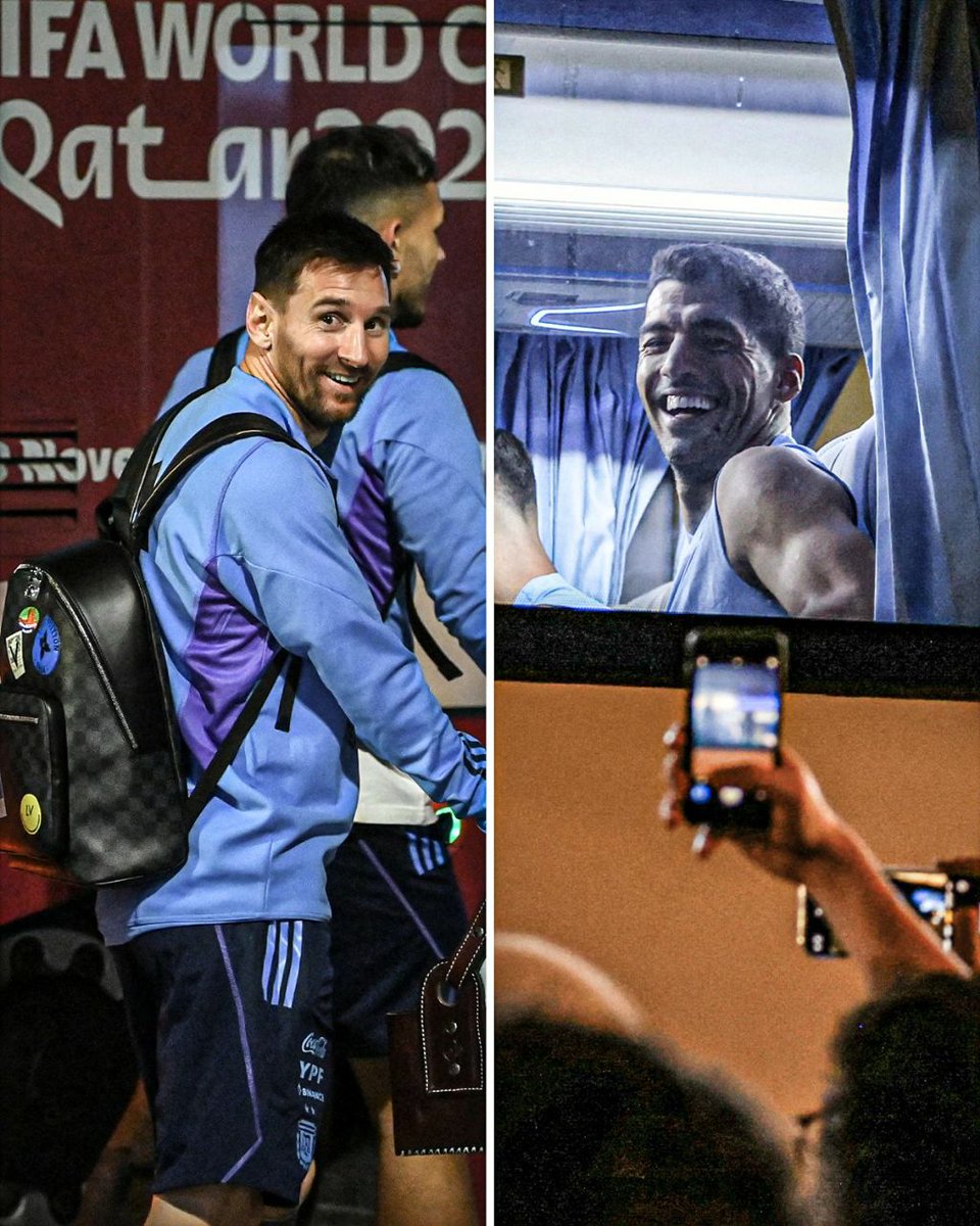 "Argentina and Uruguay's national teams have each taken 2,000 pounds of meat with them to the World Cup so players and staff can have a taste of home in Qatar 🍖 🍽️" Enjoy that ጥሬ ስጋ Leo 😅😂