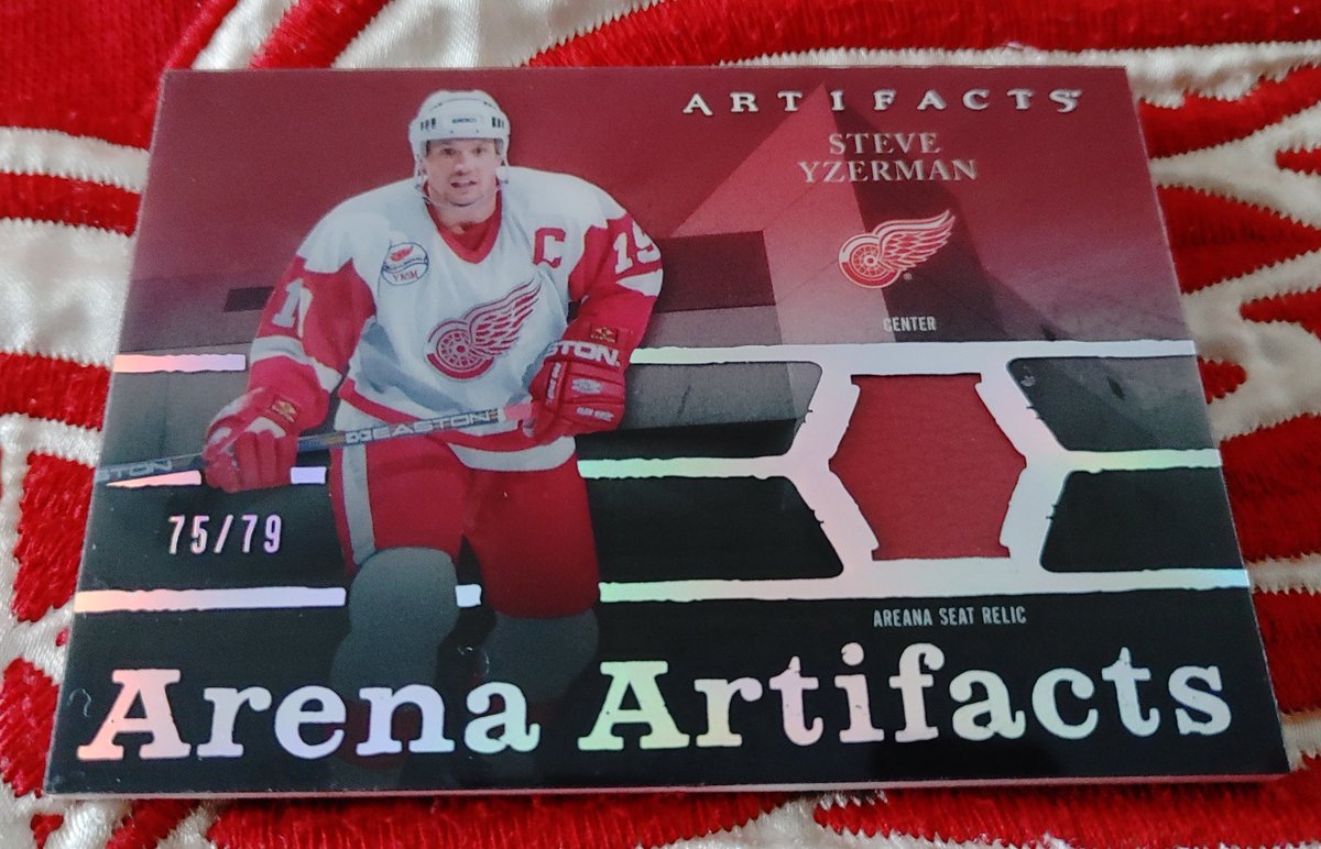CLESSTER33's tweet image. #yzerman @UpperDeckSports Arena Artifacts.