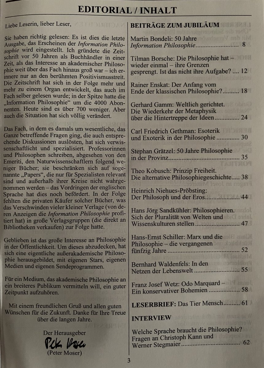 „Letzte Ausgabe“