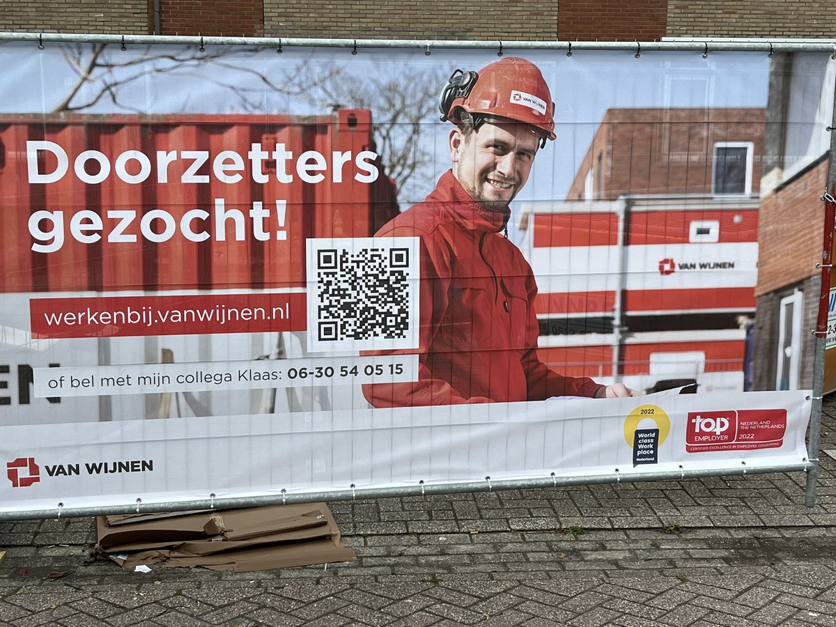 #doorzetters gezocht <a href="/VanWijnenGroep/">Van Wijnen</a> Bij een goede werkgever, waar ruimte is voor flexibiliteit en vrijheid. #werkenbijvanwijnen #samenbouwen