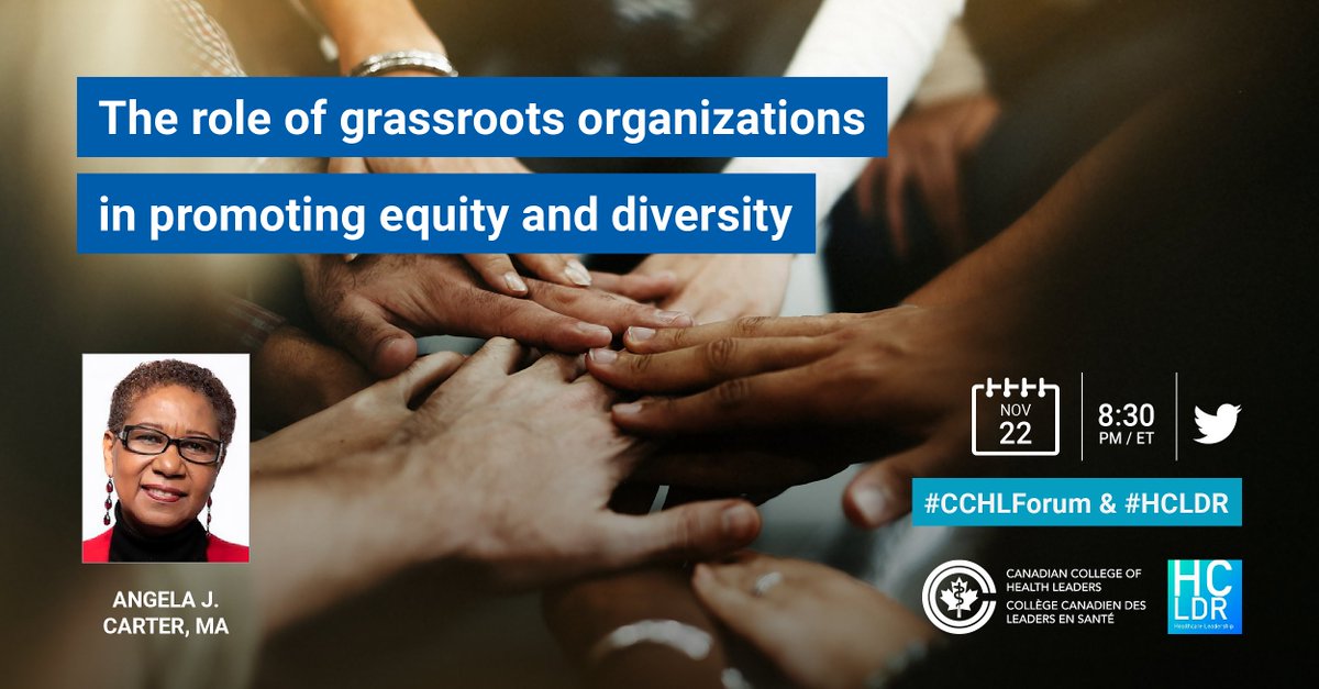 Colin Hung (@colin_hung) on Twitter photo Just published the #hcldr blog from guest host <a href="/ajwcarter/">Angela J Carter</a> She'll be leading a discussion on promoting equity & diversity bit.ly/3GJQSf9
Join the community on Tues Nov 22nd at 8:30pm ET. Thank you <a href="/CCHL_CCLS/">CCHL - CCLS</a> #CCHLForum for making this chat happen! Just published the #hcldr blog from guest host <a href="/ajwcarter/">Angela J Carter</a> She'll be leading a discussion on promoting equity & diversity bit.ly/3GJQSf9
Join the community on Tues Nov 22nd at 8:30pm ET. Thank you <a href="/CCHL_CCLS/">CCHL - CCLS</a> #CCHLForum for making this chat happen!