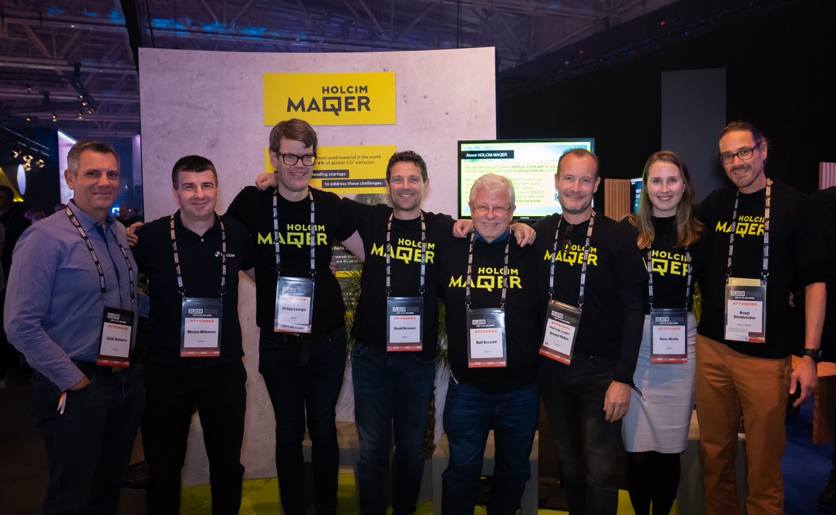Our team of experts joined Holcim MAQER at the leading startup conference @SlushHQ to explore how emerging technologies can help us navigate the challenges of decarbonization and digitalization #Slush2022 #BuildingProgress #Innovation