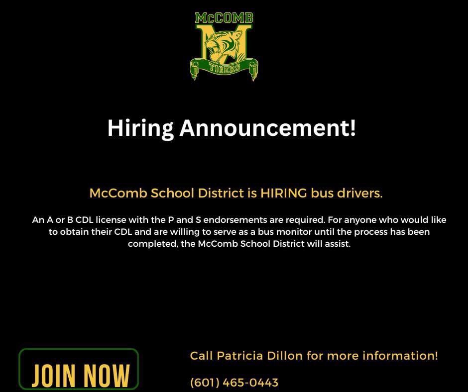 McComb School District tweet media