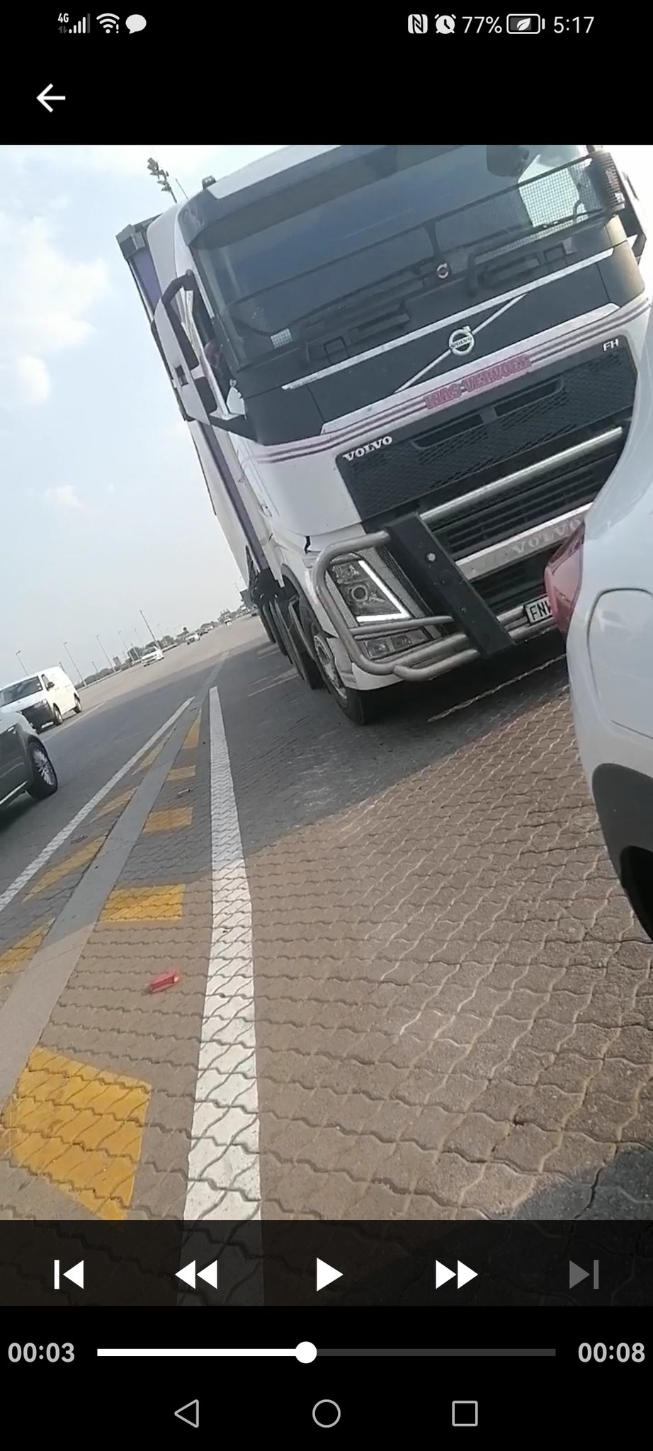 Nims G on Twitter "So this happens enroute Polokwane. Truck almost