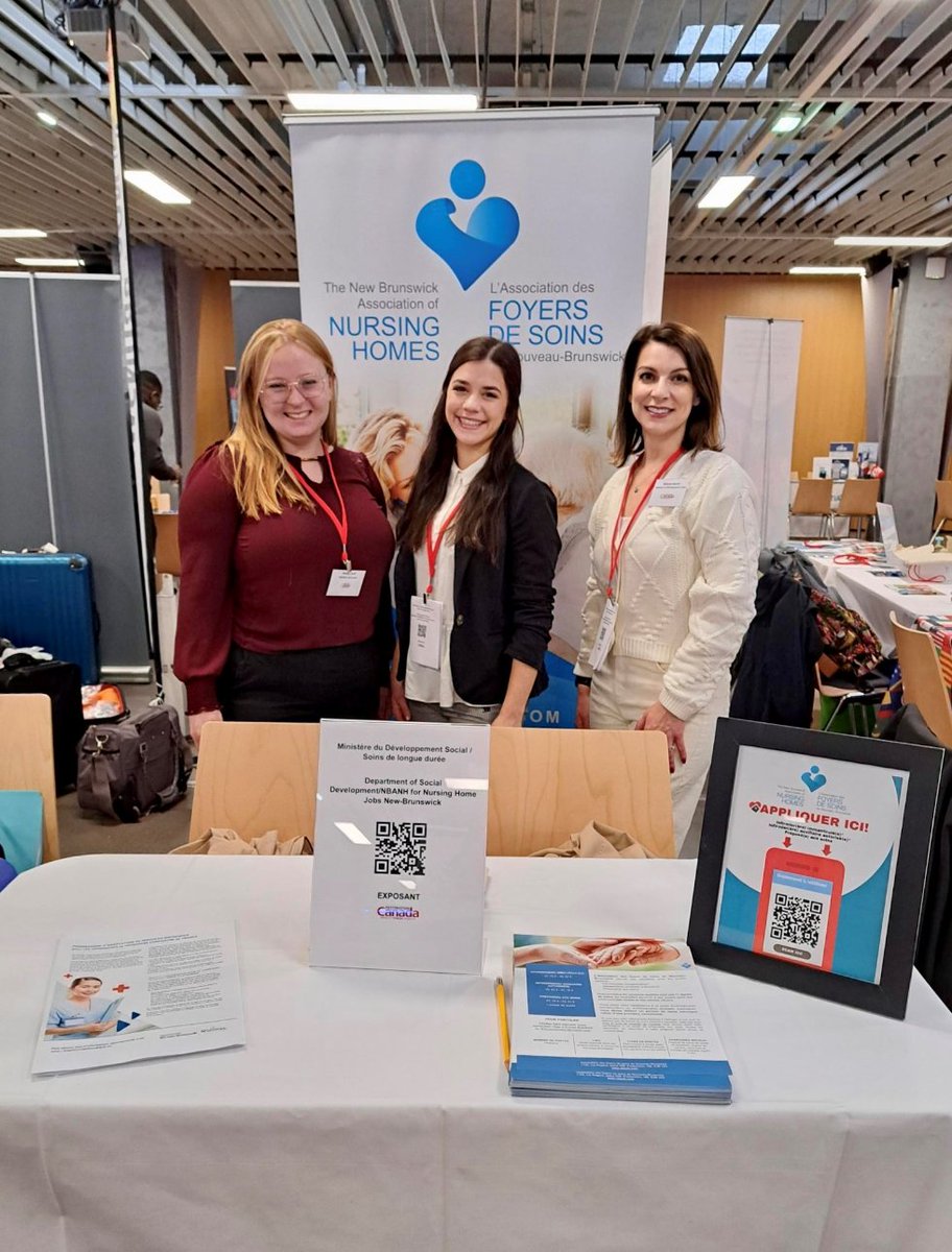 New Brunswick Association of Nursing Homes (@nbanh_afsnb) on Twitter photo Day 2 of Destination Canada Mobility Forum #DestCan2022! We are currently recruiting in Paris!
C'est la 2e journée de Destination Canada #DestCan2022! En ce temps nous recrutons à Paris! Day 2 of Destination Canada Mobility Forum #DestCan2022! We are currently recruiting in Paris!
C'est la 2e journée de Destination Canada #DestCan2022! En ce temps nous recrutons à Paris!