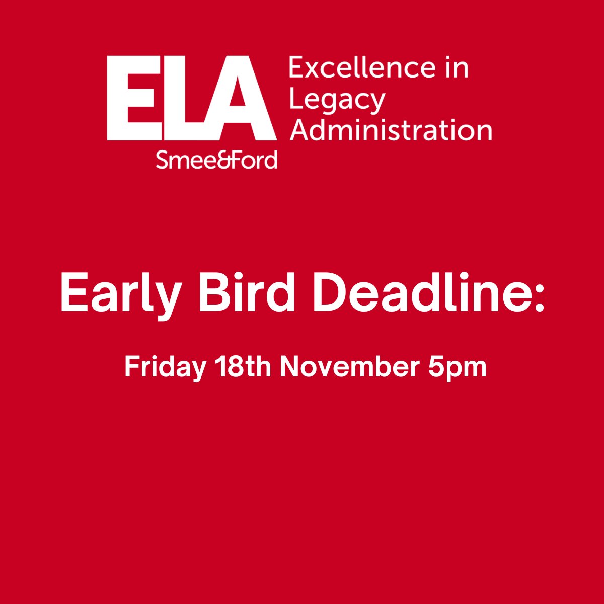 SmeeandFord's tweet image. ⏰Tickets go up to full price after today 5pm, so don&apos;t miss out on your chance to bag your ticket for only £155.

Book here: excellenceinlegacyadmin.co.uk/eventsone-tick…

#legacyincome #legacygiving #legacyadministration