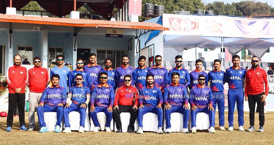 Playing for Nepal. Playing for moments. Special week for cricket at TU GROUND. Another fantastic series win.Playing with such bunch of bloakes is always fun and memorable. Exciting for the next series. Keep in prayers 🙏🏻