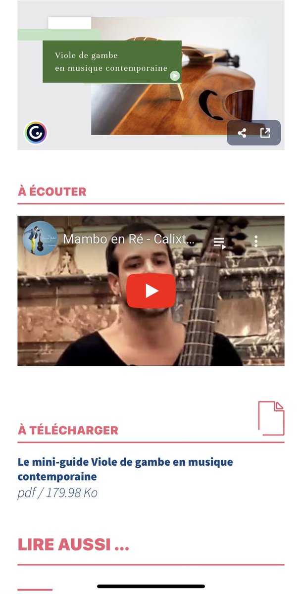 Ensemble Vedado - Ronald Martin Alonso (@ensemblevedado) on Twitter photo <a href="/R_MartinAlonso/">Ronald Martin Alonso</a> à l’honneur dans le dossier “Viole de Gambe contemporaine”, avec Philippe Hersant et Calixto Alvarez
Merci à @mmcontemporaine
Bientôt de nouvelles creations au disque… en 2023 🤫😁 <a href="/Pty_fr/">Paraty Productions</a> <a href="/R_MartinAlonso/">Ronald Martin Alonso</a> à l’honneur dans le dossier “Viole de Gambe contemporaine”, avec Philippe Hersant et Calixto Alvarez
Merci à @mmcontemporaine
Bientôt de nouvelles creations au disque… en 2023 🤫😁 <a href="/Pty_fr/">Paraty Productions</a>