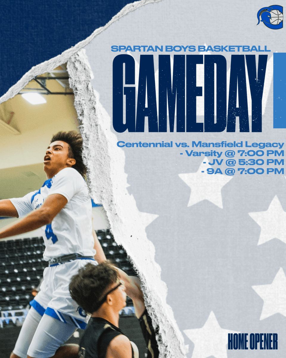 SpartanHoopsMBB's tweet photo. 🏀 Game Day 🏀

🆚 6A #14 - Mansfield Legacy 
📍 Spartan Arena 
⏰ Varsity @ 7PM 
⏰ JV @ 5:30PM 
⏰ 9A @ 7PM 

#NoAccidents #DoWorkGetResults https://t.co/PtyJxcXZuN