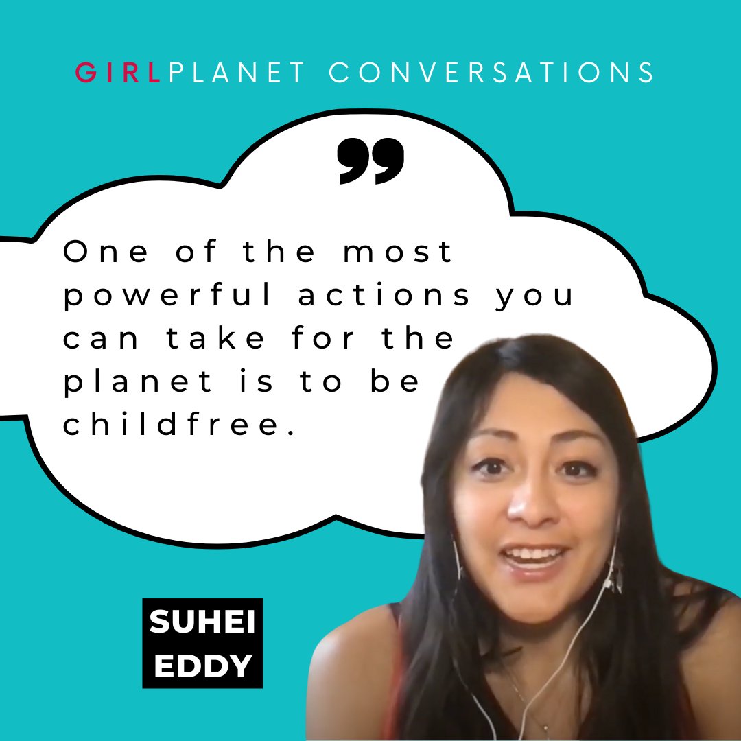 @GirlPlanetEarth (@girlplanetearth) on Twitter photo #GirlPlanetConversations Video #4 is here! Suhei Eddy, Environmental Educator from Mexico City, discusses her decision to be #childfree as a key #ClimateCrisis solution.
Watch the video & please share: youtu.be/s3wrYn_5NMk
<a href="/PopnBalance/">Population Balance</a> <a href="/StablePlanetAll/">Stable Planet Alliance</a> #GirlPlanetConversations Video #4 is here! Suhei Eddy, Environmental Educator from Mexico City, discusses her decision to be #childfree as a key #ClimateCrisis solution.
Watch the video & please share: youtu.be/s3wrYn_5NMk
<a href="/PopnBalance/">Population Balance</a> <a href="/StablePlanetAll/">Stable Planet Alliance</a>
