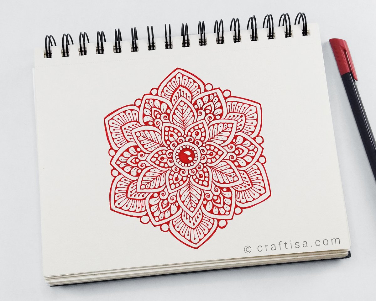 craftisa_dotcom's tweet photo. Monochrome Mandala in shades of Red ❣️
Click here to watch: https://t.co/86mJz5aiy4
#craftisaart #mandala #mandalawithcolors #relaxation #arttherapy #art #mandalapatterndesign #mandalapracticesheet #mandalapatternsheet #pattern #youtubevideo https://t.co/foHbhq4Gd8