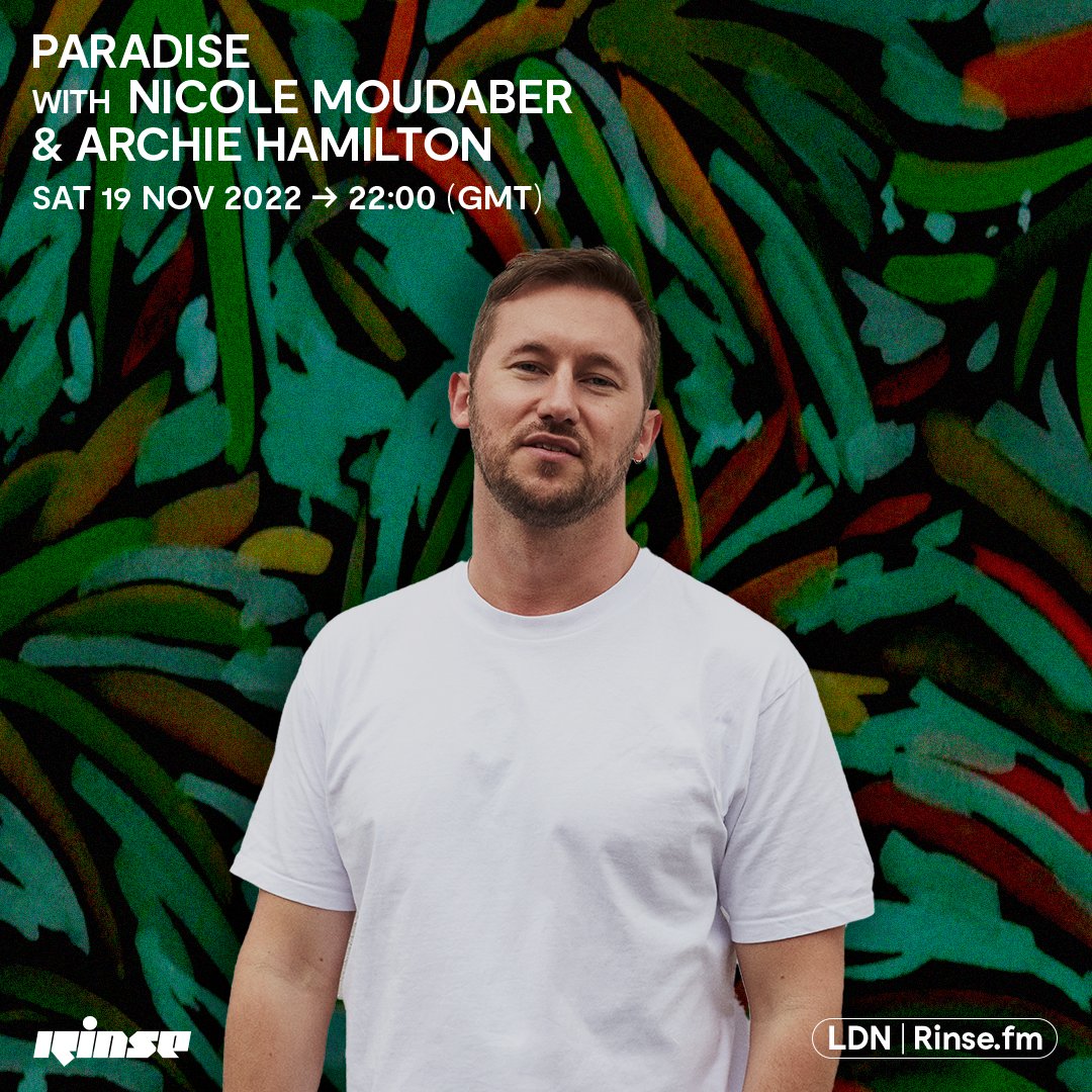 RinseFM's tweet photo. Up next at 10PM it's #Paradise feat. @NicoleMoudaber and #ArchieHamilton on https://t.co/6hLtrLYpIS + 106.8FM
#RinseFM https://t.co/kGw08r0VN7