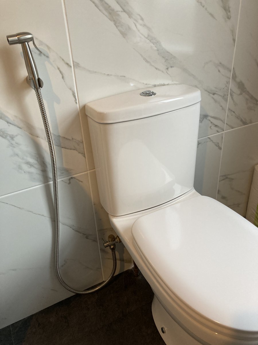 matthewteller's tweet photo. It's a big day today in our humble English bathroom, folks https://t.co/t4UbxahFOk