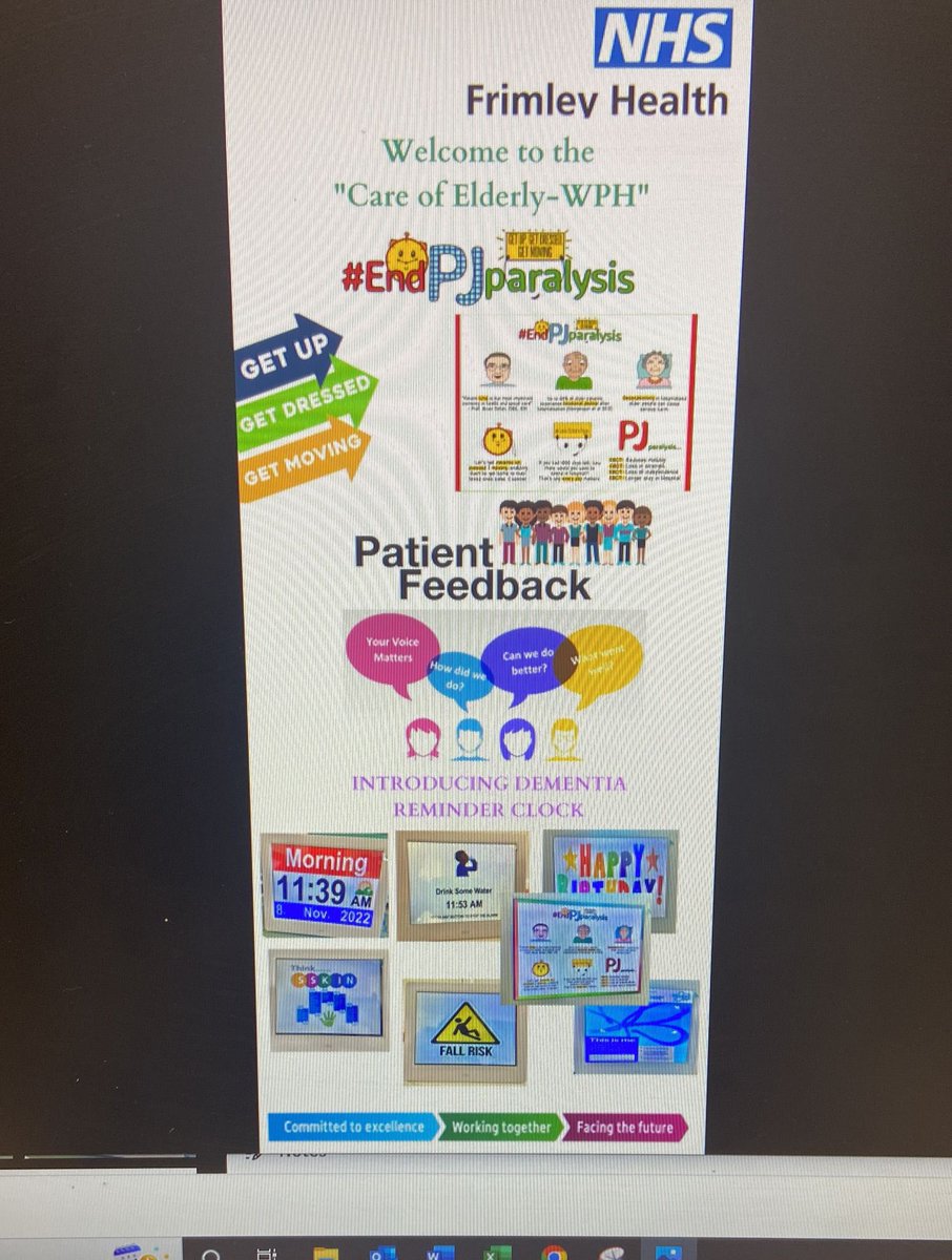WPH COE is so proud to share this little initiative that can potentially change the mind set of our Frailty and Elderly patients whilst under our care. Thank you for visiting us <a href="/RaceDeirdre/">doland tremp</a> @lornawilko <a href="/maxinemcvey/">Maxine McVey💙🌈</a> @Lisa Buckingham <a href="/PeterCl89500120/">Peter Clarke</a>