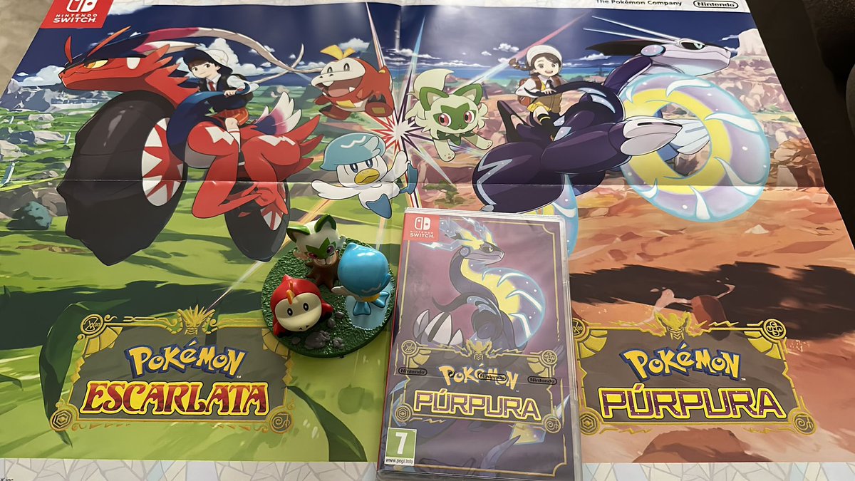 Ernunet1's tweet photo. Ya es mío!! 😍
💜TEAM VIOLETA 💜
#PokemonViolet  
#PokemonPurpura 
#pokemon
#NintendoSwitch https://t.co/nQABB3KXaP