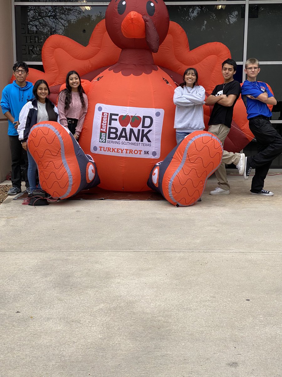 JJAFjROTC's tweet photo. Sharing with others during this season. Dropping off our annual donation to the San Antonio Food Bank.  #LetsgoStangs https://t.co/Wltf2U5WTY