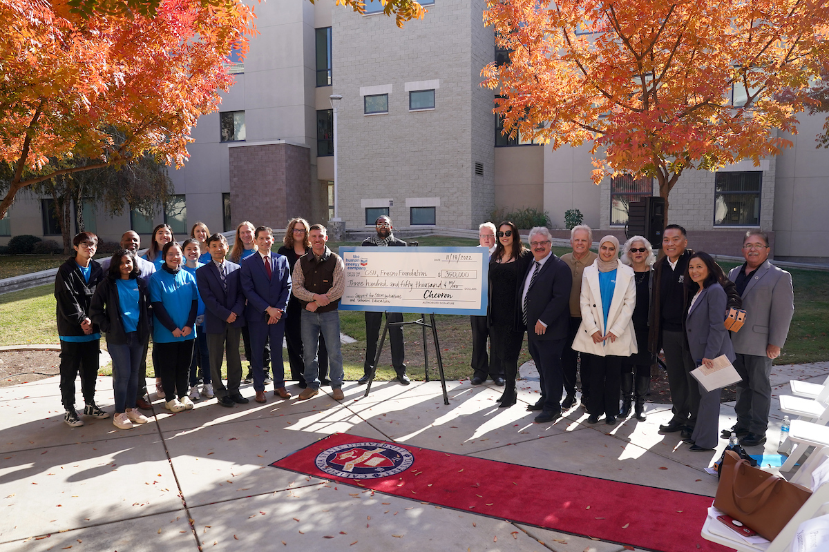 With its most recent gift of $350,000, <a href="/Chevron/">Chevron</a> has given nearly $2.5 million to Fresno State programs the past six years to help address a shortage of STEM-trained workers in the region and to support veterans.

Read more: bit.ly/3GqxhQH