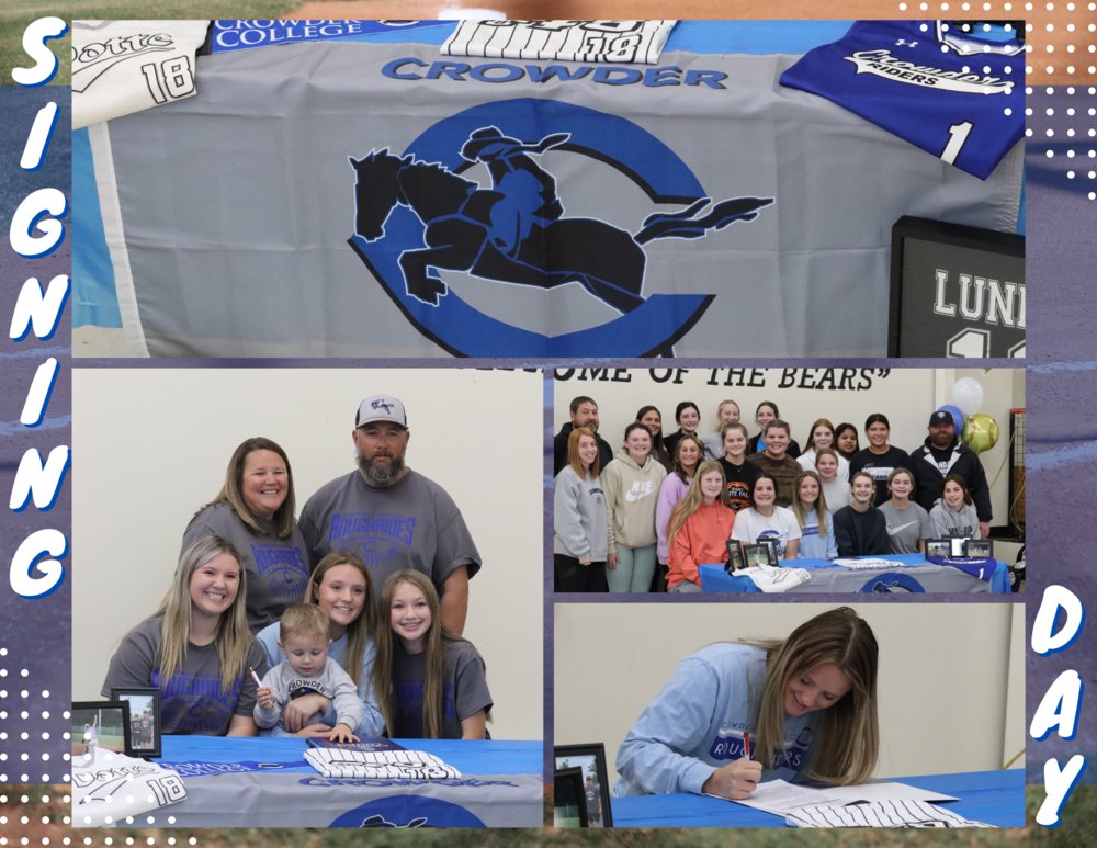 Taylor Lundien Signs Letter to Play Softball at Crowder College wyandotte.k12.ok.us/article/915250…