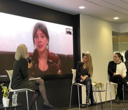 Just chaired a fascinating meeting in New York on the women’s uprising in Iran organized by Anoushka Healy ⁦<a href="/newscorp/">News Corp</a>⁩ and Maia Monell of Nav.It on behalf of the Marie Colvin Center for International Reporting ⁦<a href="/SBUjournalism/">SBU School of Communication and Journalism</a>⁩ ⁦<a href="/maia_maude/">Maia Monell</a>⁩ 1/