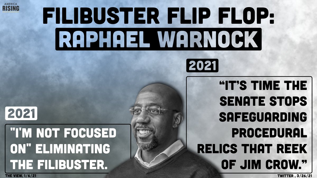 Washington Democrats — including Raphael Warnock — want to seize even more power by abolishing the filibuster. #GASen