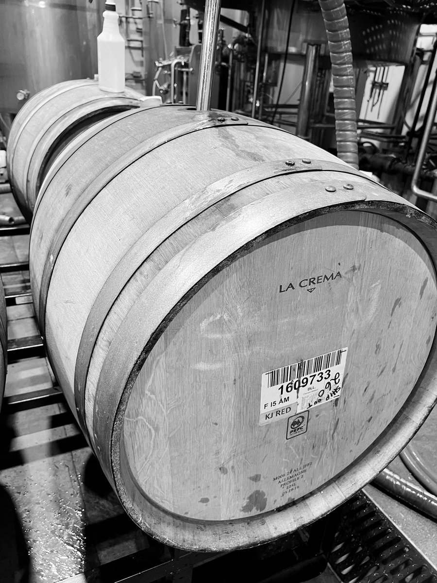 Our barrel program is growing by 8 casks today as we begin our sour program through a collab with our friends at @CaseyBrewing 🍷 - we’re ecstatic to say the least.