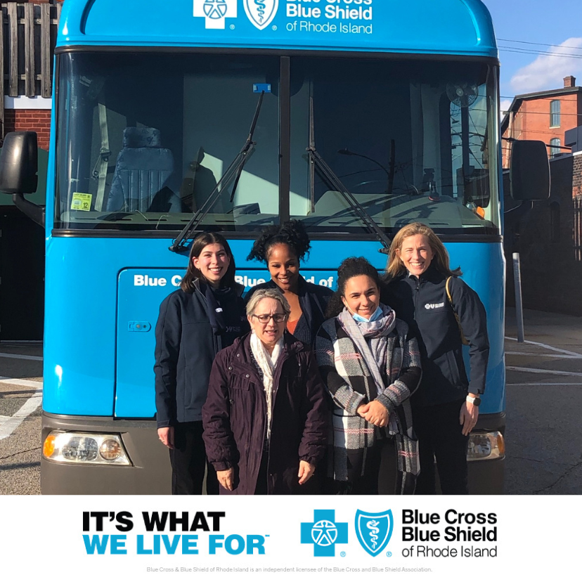 BCBSRI's tweet photo. We spent this chilly Rhode Island morning with our friends at the Leon Mathieu Senior Center! The Center was named one of our Steppin' Out: Fitness Challenge winners this fall. We're proud of their efforts to keep seniors in our community moving! #YourBlueBus #BCBSRICommunity https://t.co/tqXvZGDZNb