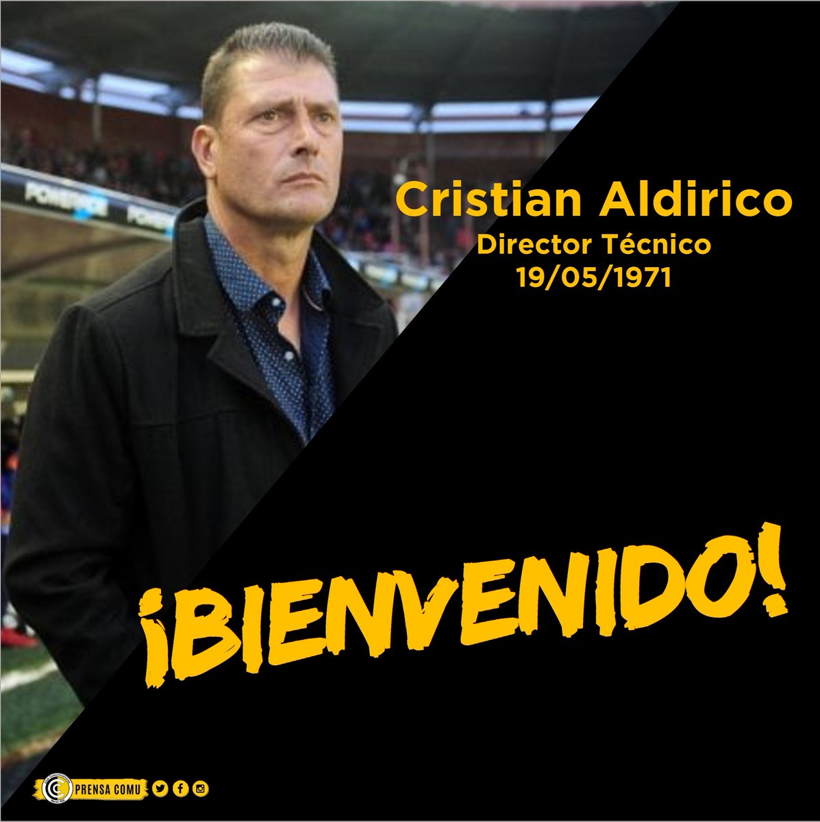 #FútbolProfesional

🧢 Cristian Aldirico es el nuevo DT de Comunicaciones.

🌓 ¡Bienvenido al Club más grande Capital <a href="/Cristianaldiri1/">Cristian aldirico entrenador licencia CONMEBOL PRO</a> !

#SeguirCreciendo
