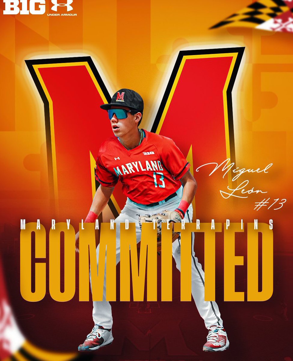 Miguel León🇻🇪🇺🇸 (@miguelleon_13) on Twitter photo Can’t wait to start my journey as a Terp! <a href="/TerpsBaseball/">Maryland Baseball</a> @PBRMaryland <a href="/USElitebase/">US Elite Baseball</a> <a href="/USEliteMA2026/">US Elite 2026 Mid Atlantic - Scout</a> <a href="/MattSwope19/">Matt Swope</a> @rvaughnUMD <a href="/APapio13/">Anthony Papio</a> <a href="/MikeMorrison_25/">Mike Morrison</a> Can’t wait to start my journey as a Terp! <a href="/TerpsBaseball/">Maryland Baseball</a> @PBRMaryland <a href="/USElitebase/">US Elite Baseball</a> <a href="/USEliteMA2026/">US Elite 2026 Mid Atlantic - Scout</a> <a href="/MattSwope19/">Matt Swope</a> @rvaughnUMD <a href="/APapio13/">Anthony Papio</a> <a href="/MikeMorrison_25/">Mike Morrison</a>