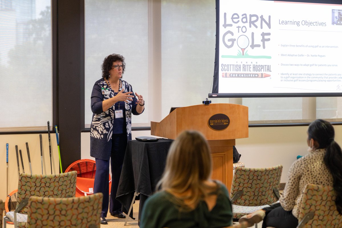 events_SRC's tweet photo. This past weekend, we were honored to host the Therapeutic Recreation Symposium for the Southwest. Therapeutic recreation specialists learned from other experts in the field, including Scottish Rite for Children staff members. Thank you to everyone who attended! #TRSSW https://t.co/ffQRa2PVdA