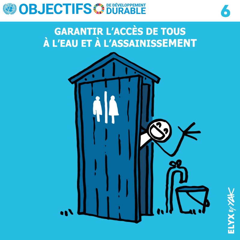 Dans le monde, il y a plus de personnes qui ont des portables📱que d'accès aux toilettes🚽.

Pourtant, un système d’assainissement géré en toute sécurité est essentiel pour mener une vie saine.
Des toilettes sûres pour tous est un des #ObjectifsMondiaux. un.org/sustainabledev…