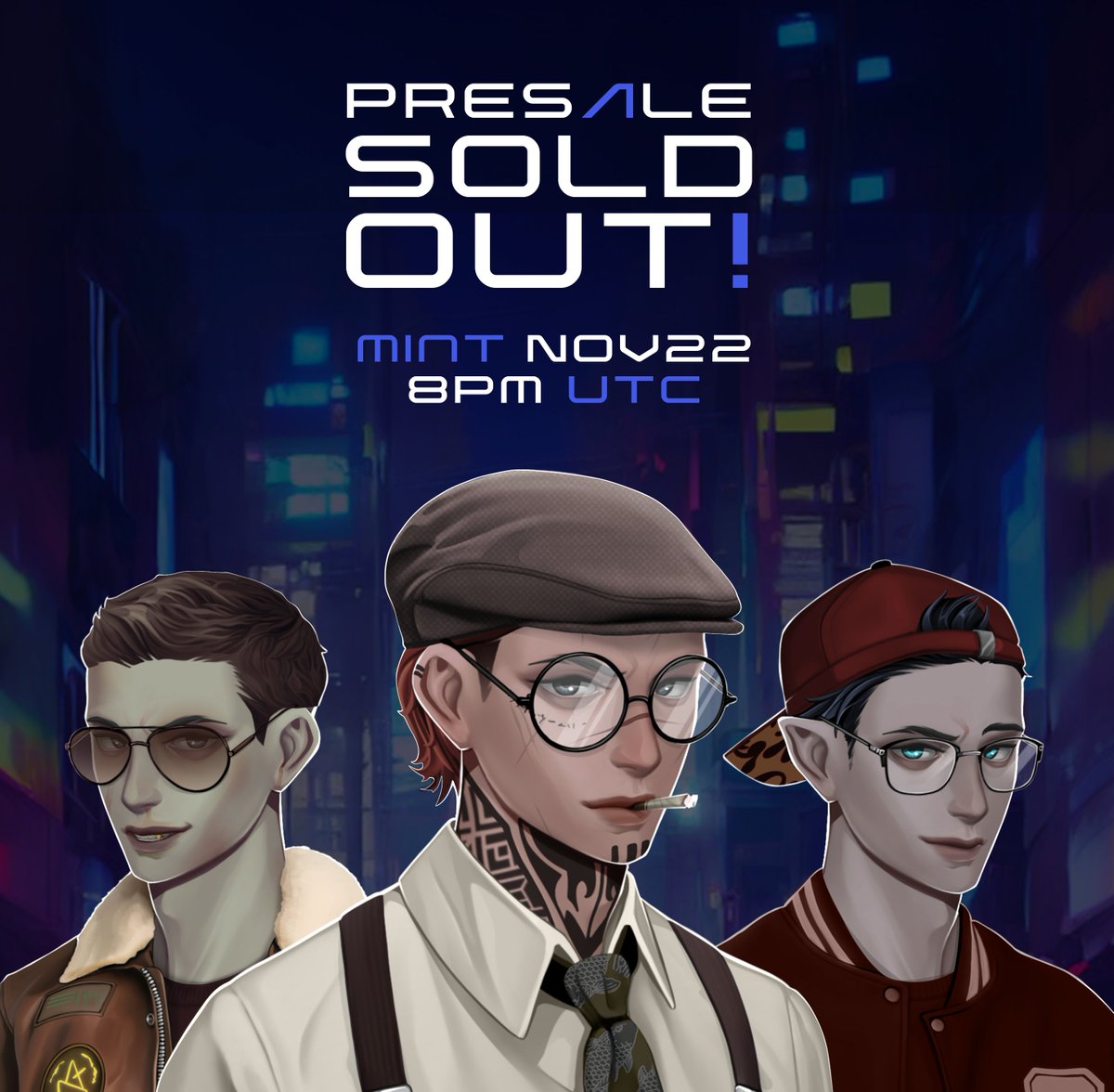 Hi citizens!🔥

We are really humble and excited to announce we have sold the presale sooner than we expected!
We are grateful for your love and support!🙌

To celebrate it we are giving away 10 OG spots!🌕🎁

Like &amp; RT👈