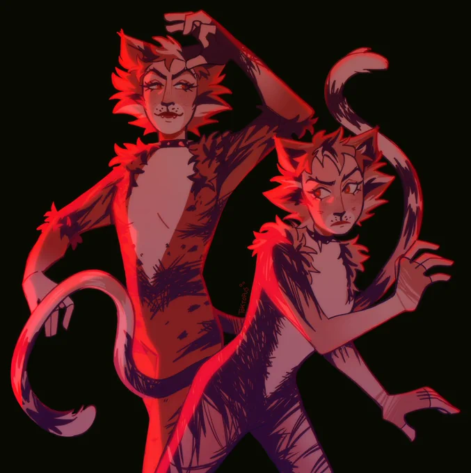 nothing left to lose. time to start posting my Cats the musical art 