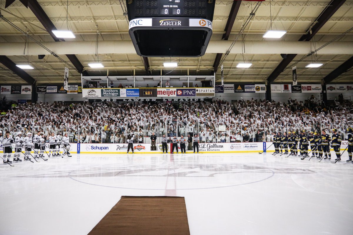 Tonight’s WMU Hockey Game vs. Minnesota Duluth is still scheduled to take place at Lawson Ice Arena. 

Fans planning on attending the game should consider all travel advisories and take precautions due the inclement weather. https://t.co/yNQ6tPRbhn