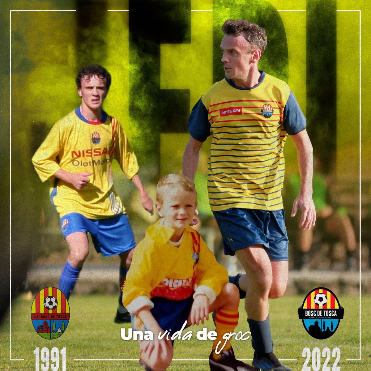 cefboscdetosca's tweet photo. 📝 LLEGENDA 'JEPI' 📝

🏠 Demà abans del partit del 1r equip, homenatge a una de les figures més importants de la història del club: Josep Vila i Dorca

🌟 Centenars de partits defensant la samarreta groga. Ets llegenda, @jepivila! 

#LlegendaJepi #BdT1978 https://t.co/WPuBUWDcBS