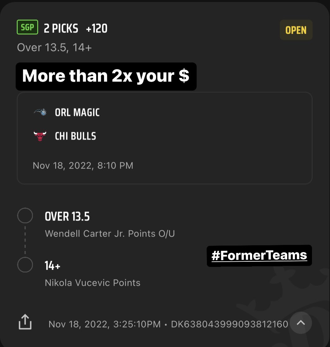 FutureFitted's tweet photo. Free Picks Friday!
Here’s FamiliarFaceBettingCo 1/2 picks tonight. DM for the 2nd pick/monthly packages. #GamblingTwitter #sportsgambling #nba #NBATwitter #bets #parlay #formerteam #familiarface https://t.co/wwWJrkMppk