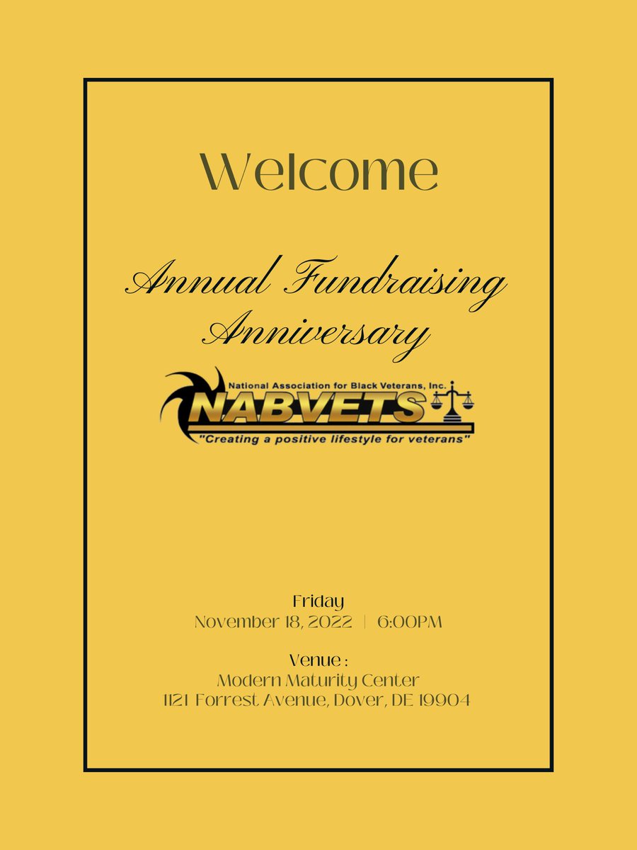 Oh! Would you look at that. The day is here already! We are so excited to see you this evening. #NABVETS