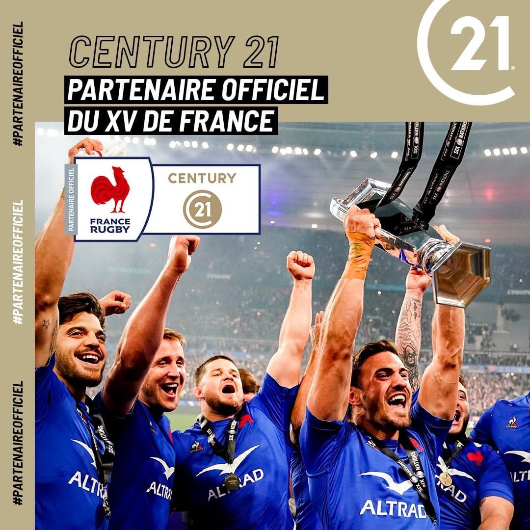 MariesNicolas's tweet photo. 🏈 CENTURY 21 Partenaire Officiel du XV de France 🏈

Très fiers de devenir Partenaire Officiel de France Rugby et donc du XV de France Masculin, du XV de France Féminin, de l'U20 et des équipes de France à 7 !
#Rugby #century21 https://t.co/8AdMgDgQ4c