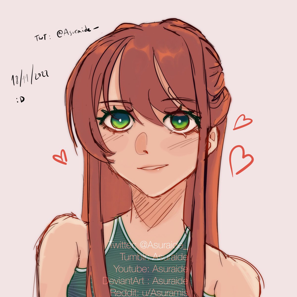 Monika After Story by ScribblyGumbo on DeviantArt