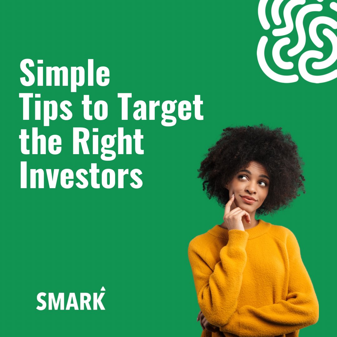 think_smark's tweet photo. Simple Tips to Target the Right Investor💰💸
look for:
.
.
✔️ able to lose what they invest
✔️sophisticated in investing - as they will become an advisor
✔️well connected
.
.
#investorlife #moneytips #thinksmark #startupgrind #venturecapital #funding💸 #fundingtips https://t.co/KGDvY5mmGZ