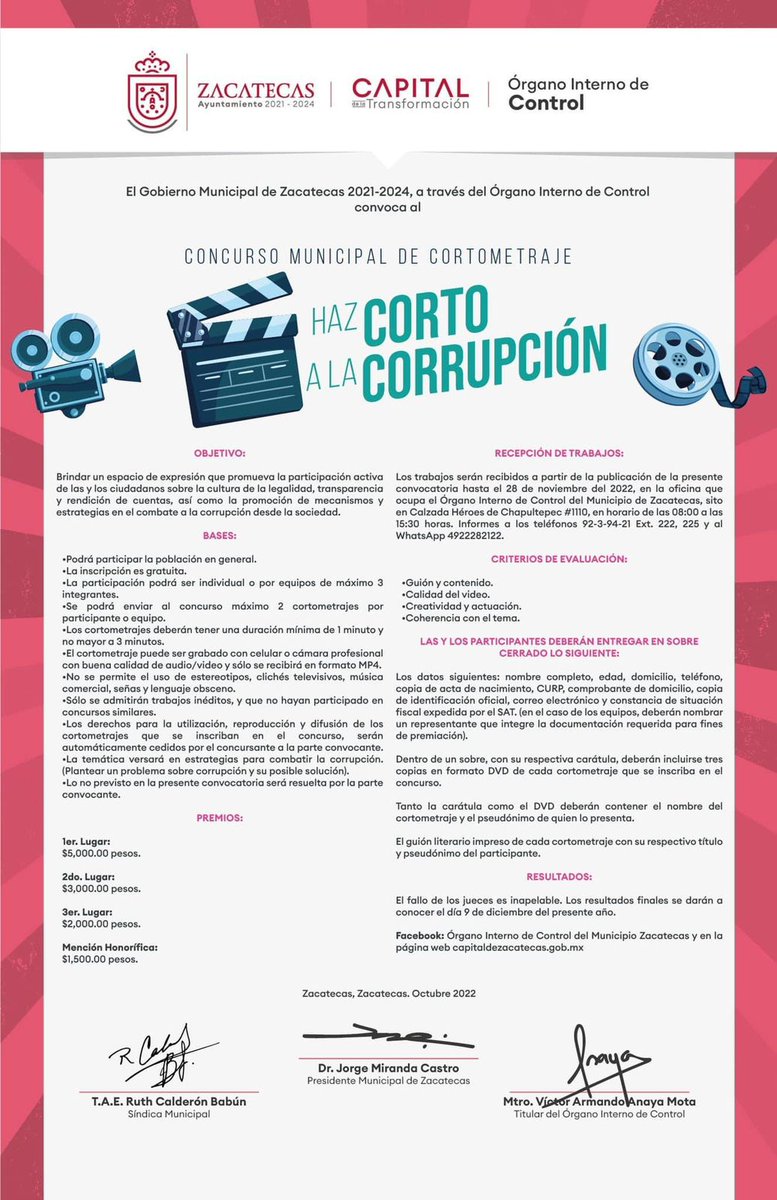 DeContraloria's tweet photo. El combate a la corrupción es tarea de todos... #hazcortoalacirrupcion https://t.co/HGXcMGp2LR