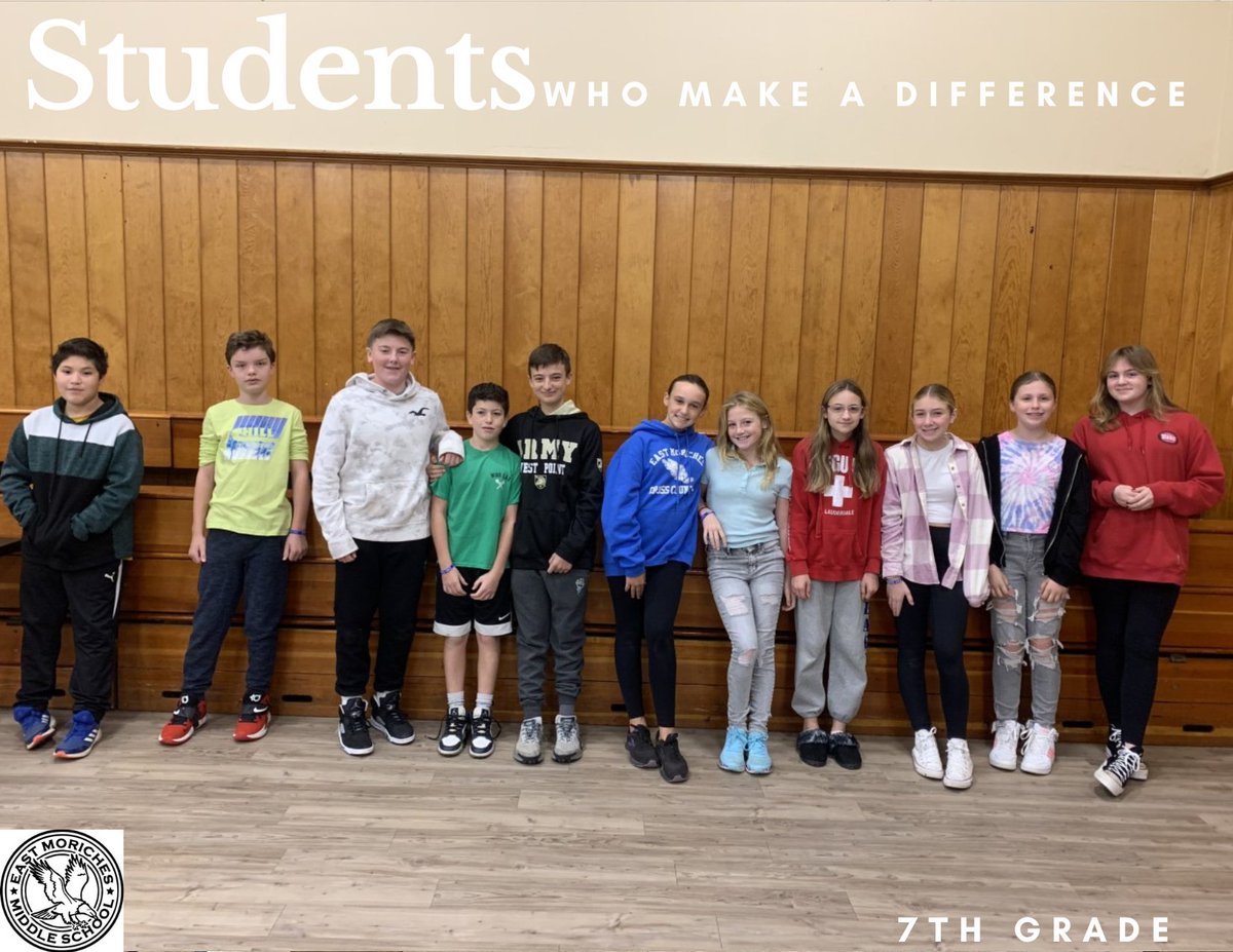 EMorichesMS's tweet photo. So proud of these #EMOstars for getting recognized today as Students Who Make A Difference! @EastMorichesSD https://t.co/pwzImxK5bf