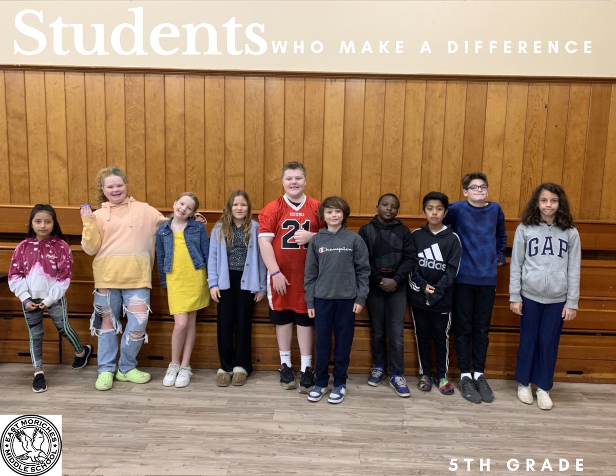 EMorichesMS's tweet photo. So proud of these #EMOstars for getting recognized today as Students Who Make A Difference! @EastMorichesSD https://t.co/pwzImxK5bf