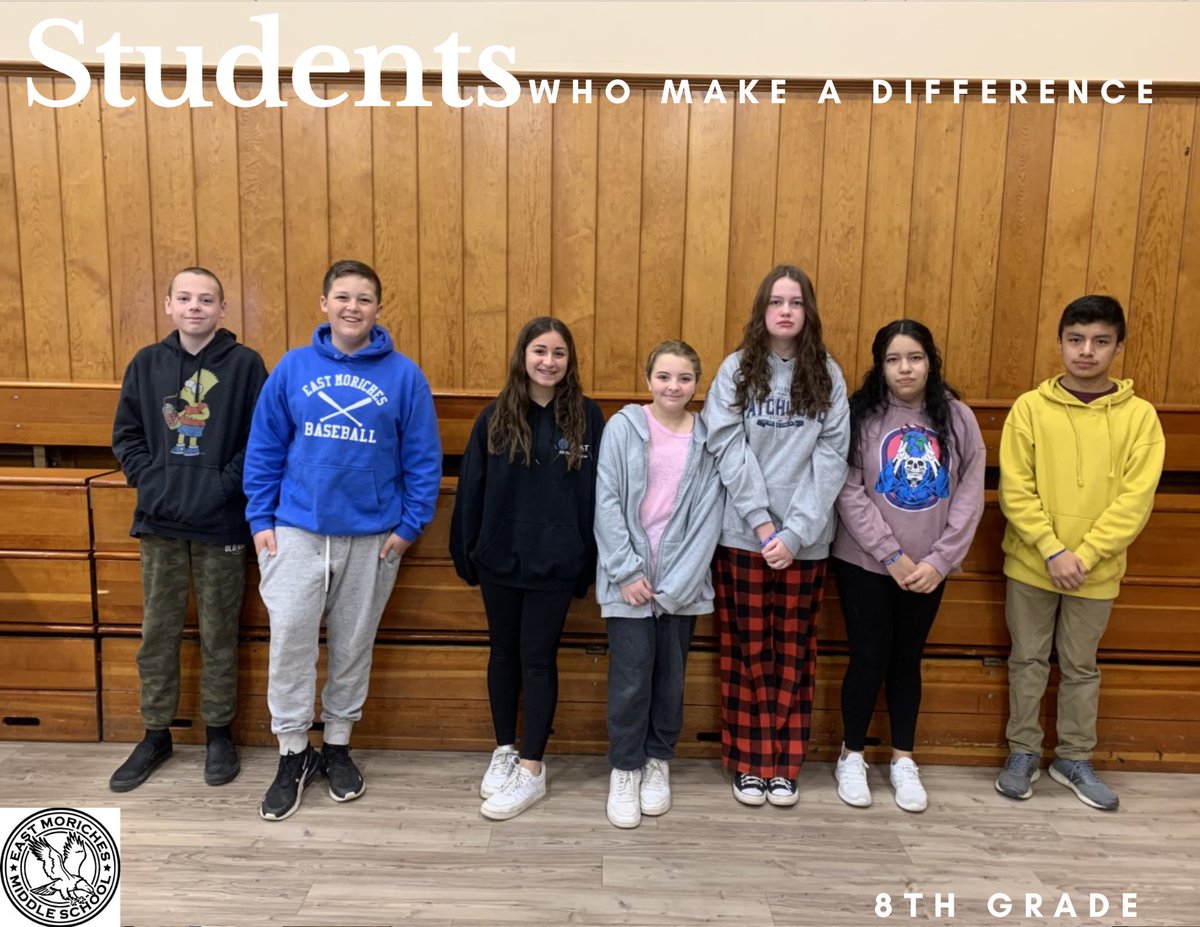 EMorichesMS's tweet photo. So proud of these #EMOstars for getting recognized today as Students Who Make A Difference! @EastMorichesSD https://t.co/pwzImxK5bf